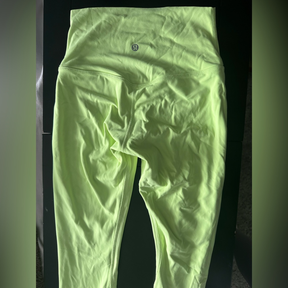 Lime green lululemon aligns